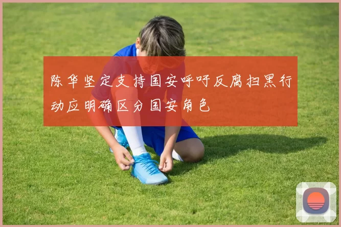 陈华坚定支持国安呼吁反腐扫黑行动应明确区分国安角色